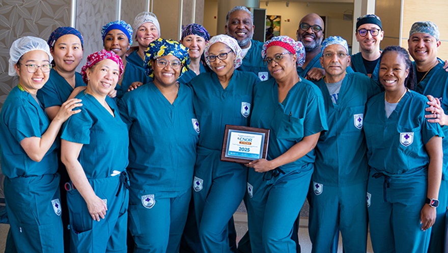 Nurses posing for a picture
